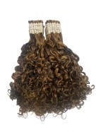 Cabelo Humano Cacheado Morena Iluminado Cacho Caipira 65CM