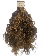 Cabelo Humano Cacheado Morena Iluminado Cacho Caipira 65CM