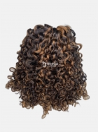 Cabelo Humano Cacheado Morena Iluminado Cacho Caipira 65CM