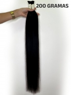 Cabelo Premium Liso Natural 75 CM