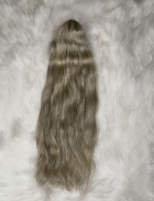 Cabelo Vietnamita Loiro Mesclado Levemente Ondulado Natural 55 CM