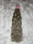 Cabelo Vietnamita Loiro Mesclado Levemente Ondulado Natural 55 CM