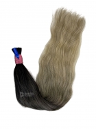 Cabelo Brasileiro Loiro Ondulado Mesclado Ponta Clara 70 CM