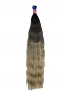 Cabelo Brasileiro Loiro Ondulado Mesclado Ponta Clara 70 CM