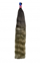 Cabelo Brasileiro Loiro Ondulado Mesclado Ponta Clara 70 CM