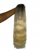 Cabelo Brasileiro Loiro Ondulado Mesclado Ponta Clara 65 CM