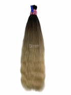 Cabelo Brasileiro Loiro Ondulado Mesclado Ponta Clara 65 CM