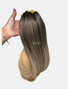 Cabelo Humano Vietnamita Loiro Mesclado 65 CM