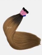 Cabelo Brasileiro 65 CM Loiro Mel Raiz Esfumada - Barão do Cabelo