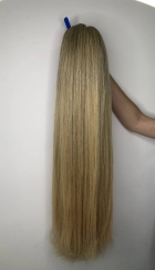 Cabelo Brasileiro 80 CM Loiro Mesclado Raiz Esfumada - Barão do Cabelo