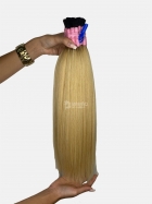 Cabelo Brasileiro Loiro Raiz Esfumada 50 CM