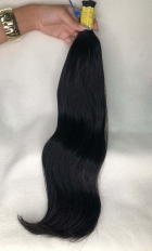 Cabelo Brasileiro 55 CM Castanho Natural com Leve ondulação nas Pontas