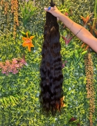 Cabelo Brasileiro Ondulado Natural 85 CM 170 Gramas