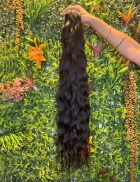 Cabelo Brasileiro Ondulado Natural 85 CM 170 Gramas