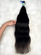 Cabelo Brasileiro Castanho Ondulado 60 CM 98 Gramas