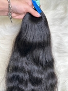 Cabelo Brasileiro Levemente Ondulado 60 CM 120g Gramas