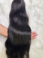 Cabelo Brasileiro Levemente Ondulado 65 CM 108 Gramas