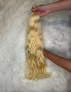 Cabelo Brasileiro Loiro Ondulado 55 CM