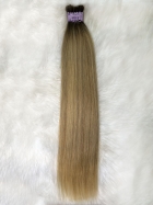 Cabelo Vietnamita 75 CM Liso Loiro Mesclado Raiz Esfumada