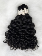 Cabelo Humano Natural Cacheado Tipo 3 45 CM