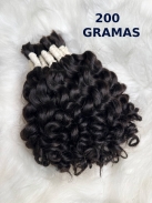 Cabelo Humano Natural Cacheado Tipo 3 45 CM