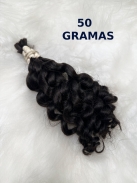 Cabelo Humano Natural Cacheado Tipo 3 45 CM