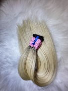 Cabelo Brasileiro Loiro Mesclado Raiz Esfumada 45 CM