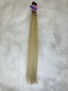 Cabelo Brasileiro Loiro Mesclado Raiz Esfumada 45 CM