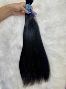Cabelo Brasileiro Liso Castanho 50 CM 104 Gramas