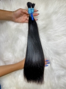 Cabelo Brasileiro Liso Castanho 50 CM 104 Gramas
