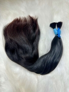 Cabelo Brasileiro Ondulado Castanho 50 cm 78 Gramas