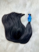 Cabelo Brasileiro Levemente Ondulado Castanho 50 cm 80 Gramas