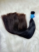 Cabelo Brasileiro Castanho Liso 50 cm 102 Gramas