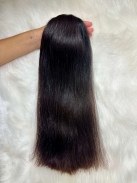 Cabelo Brasileiro Castanho Liso 50 cm 102 Gramas