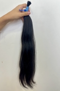 Cabelo Brasileiro Castanho Levemente Ondulado 50 cm 30 Gramas