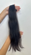 Cabelo Brasileiro Castanho Levemente Ondulado 50 cm 30 Gramas