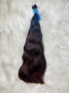 Cabelo Brasileiro Levemente Ondulado Castanho 50 cm 96 Gramas