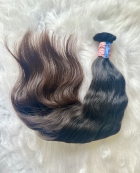 Cabelo Brasileiro Ondulado Castanho 55 cm 186 Gramas