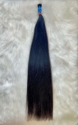Cabelo Brasileiro Liso Castanho 65 CM 78 Gramas
