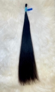 Cabelo Brasileiro Liso Castanho 65 CM 42 Gramas