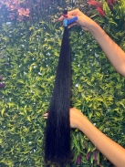 Cabelo Brasileiro Liso Castanho 65 CM 42 Gramas