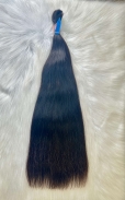Cabelo Brasileiro Liso Castanho 55 CM 94 Gramas