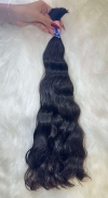 Cabelo Brasileiro Ondulado 55 cm 100 Gramas