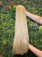Cabelo Brasileiro Loiro Mel Esfumado 70 CM