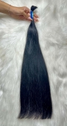 Cabelo Brasileiro Liso Castanho 60 CM 46 Gramas