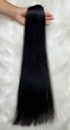 Cabelo Brasileiro Liso Castanho 60 CM 46 Gramas
