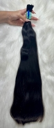 Cabelo Brasileiro Castanho Levemente Ondulado 60 CM 112 Gramas