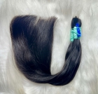 Cabelo Brasileiro Castanho Levemente Ondulado 45 CM 90 Gramas