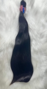 Cabelo Brasileiro Castanho Levemente Ondulado 55 CM 140 Gramas