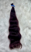 Cabelo Brasileiro Castanho 55 CM 60g